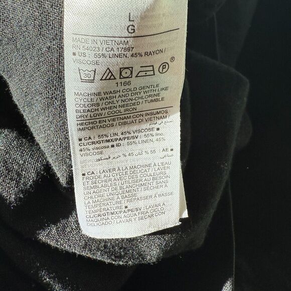 The Gap Linen Blend Maternity Shorts Summer Breezy Cool Pregnancy Post Partum M - Picture 4 of 4